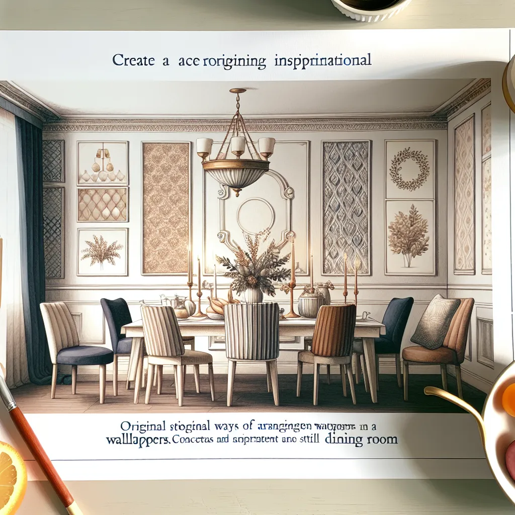 Oryginalne fototapety do jadalni: inspiracje i pomysły aranżacyjne