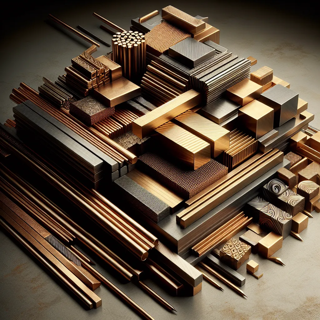 Odkryj różnorodność płaskowników i prętów brązowych oraz mosiężnych – idealne materiały do unikatowych fototapet 3D