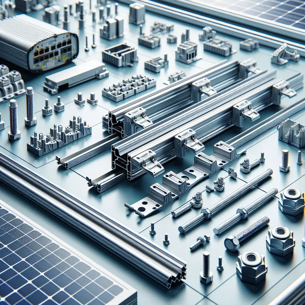 Najlepsze akcesoria do fotowoltaiki: Szyny do montażu paneli słonecznych
